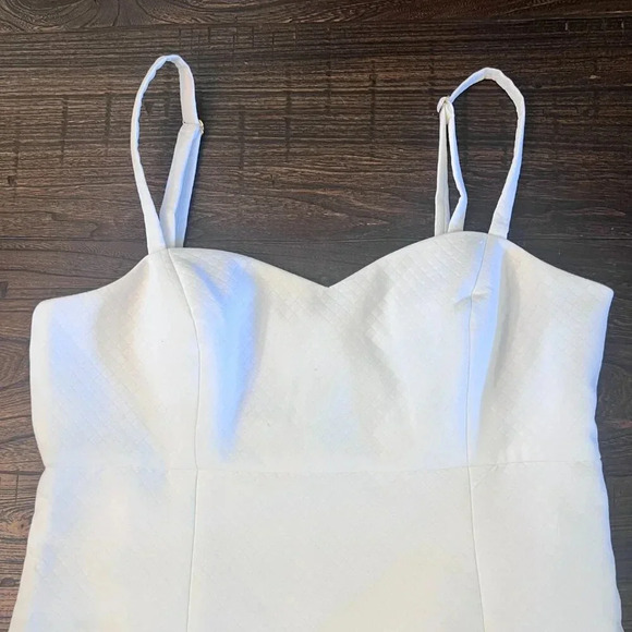 Lilly Pulitzer Lane Pineapple White and Gold Mini Dress Size 6 - Picture 6 of 12